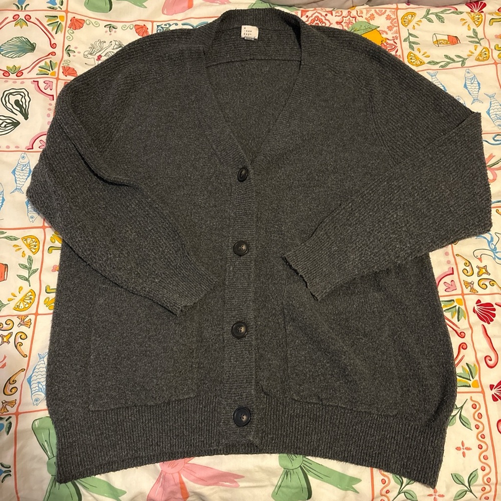 a new day Women’s Dark Gray Cardigan Sweater